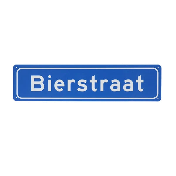 Metalen Bord Bierstraat