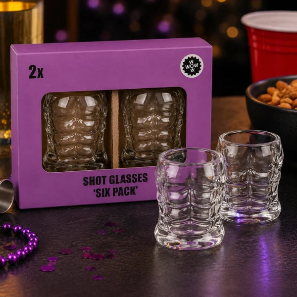 Shotglaasjes Sixpack 2st