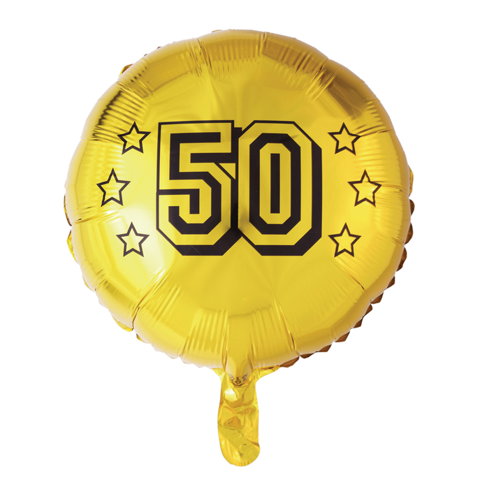 Folieballon Standard 50 jaar goud