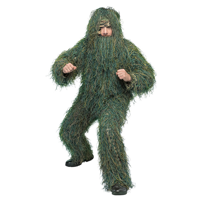Sniper Camouflagekostuum 3-delig