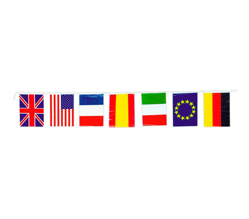 Vlaggenlijn Internationaal EU 50m