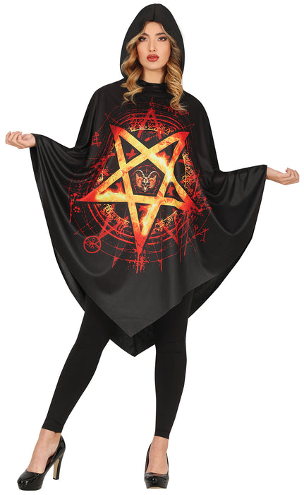 Halloween poncho Diabolic