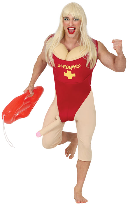 Funkostuum Baywatch met verrassing