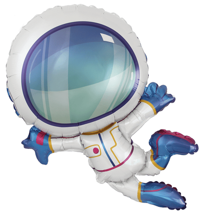 XL Folieballon Astronaut 97x56cm