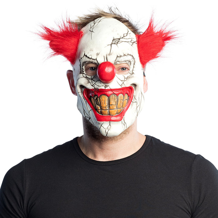 Latex gezichtsmasker Wicked clown
