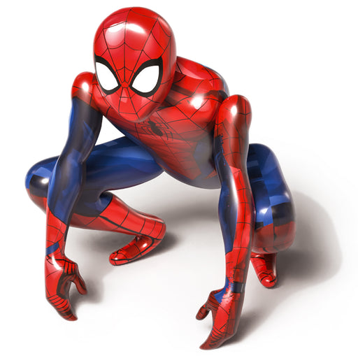 Staande 3D Folieballon Spiderman 60x60cm