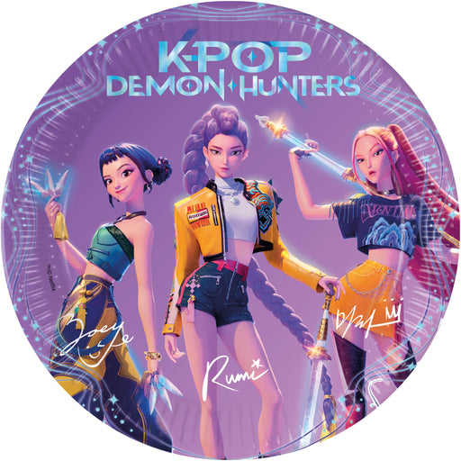 Papieren Borden K-POP Demon Hunters 23cm 8st