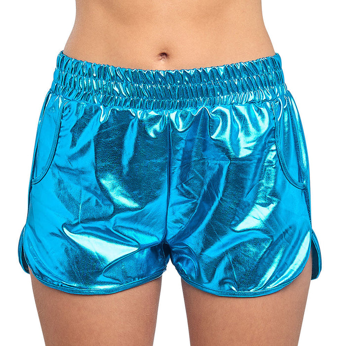 Metallic Shorts Blauw maat S