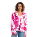 Bontjas Koeienprint Dames Roze maat S