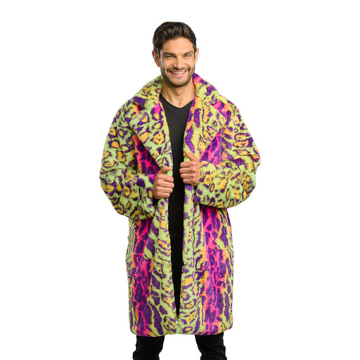 Bontjas Neonprint Heren maat M