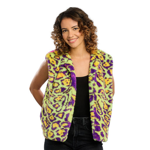 Bodywarmer Neonprint Dames maat S