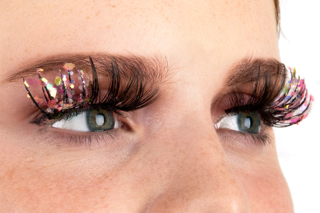 PXP Wimpers Fluoriserend glitter Barranquilla stijl