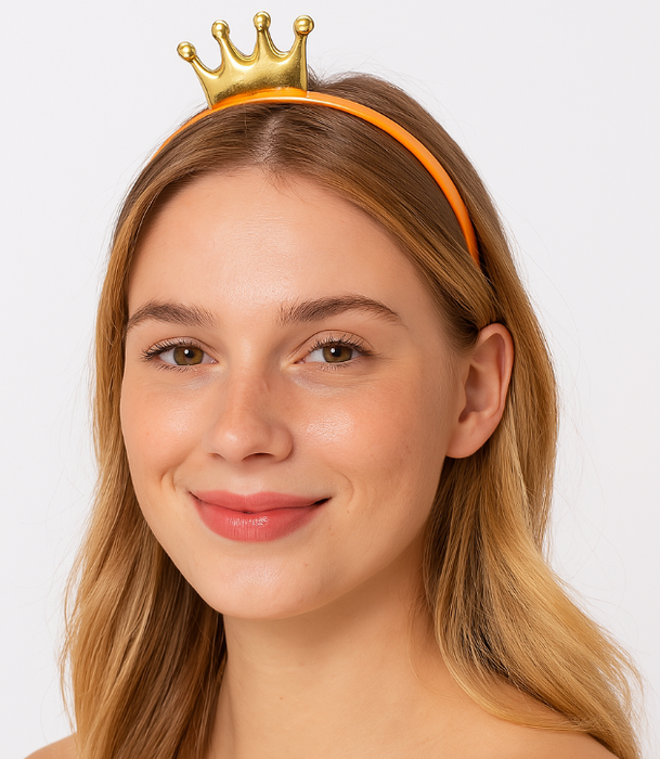 Diadeem Oranje Kroontje