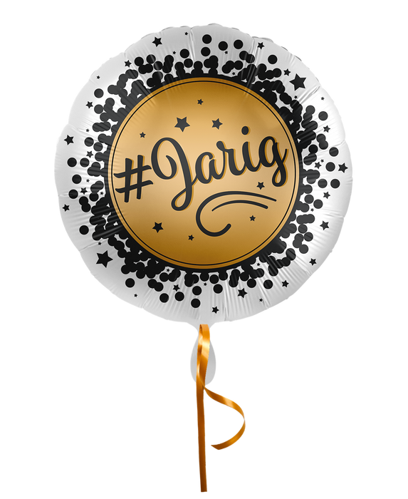 Folieballon #Jarig