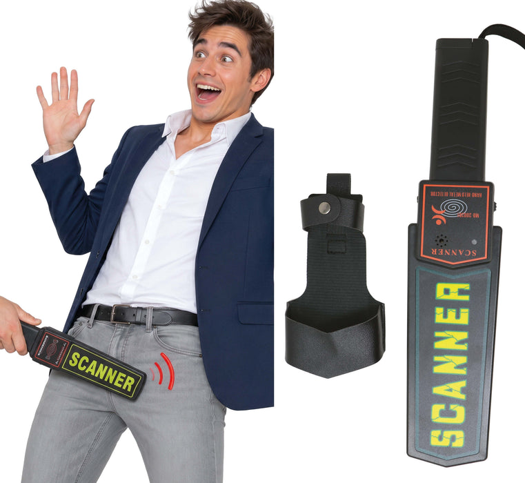 Metaaldetector Met Hoes Licht En Geluid 35cm