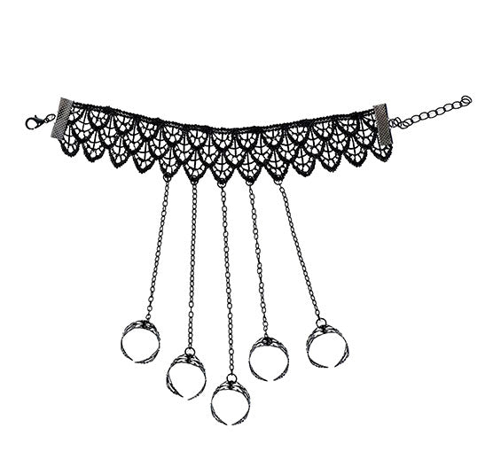 Gothic Armband Met Ringen