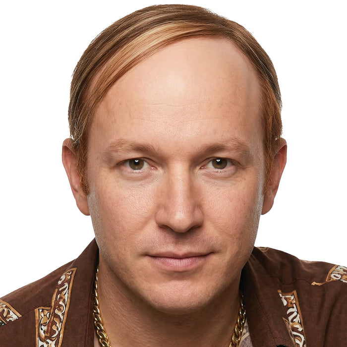 Pruik Kort Bruin Met Zijpony