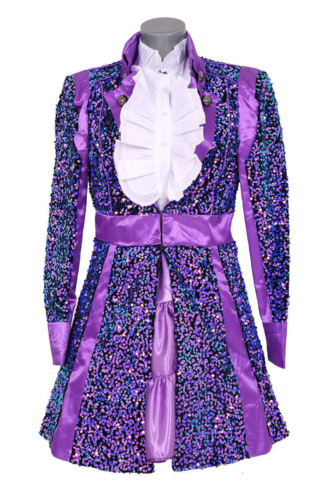 Carnavalsjas Sequin Purple dames