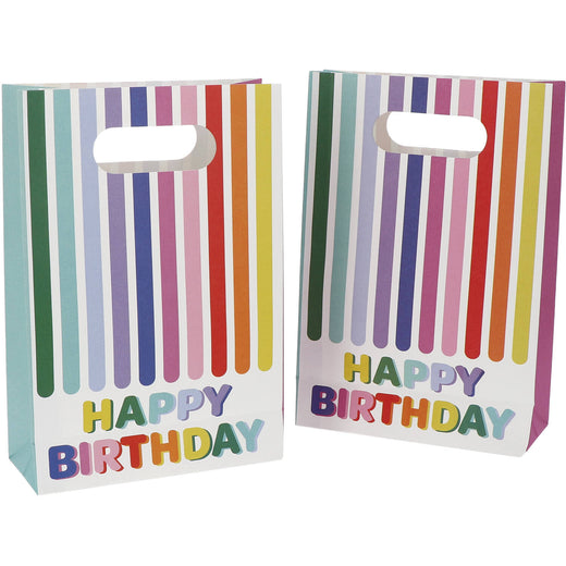 Cadeautasjes Stripetastic 6st