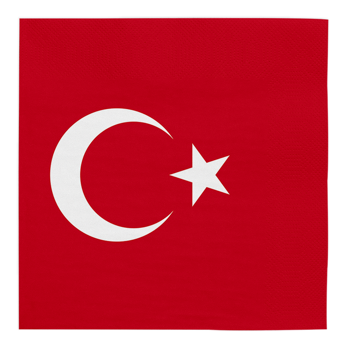 Servetten Turkije 33x33cm 20st