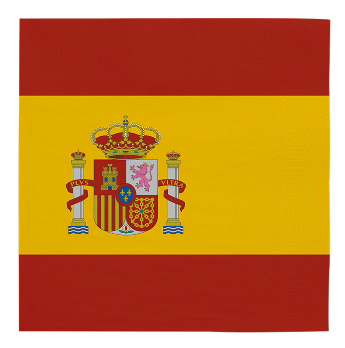 Servetten Spanje 33x33cm 20st