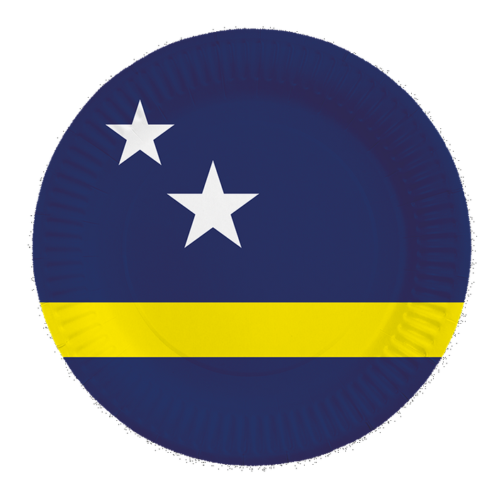 Borden Curaçao 23cm 8st