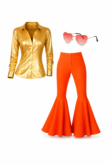 Combiset Toppers Summer magic with a touch of orange Dames