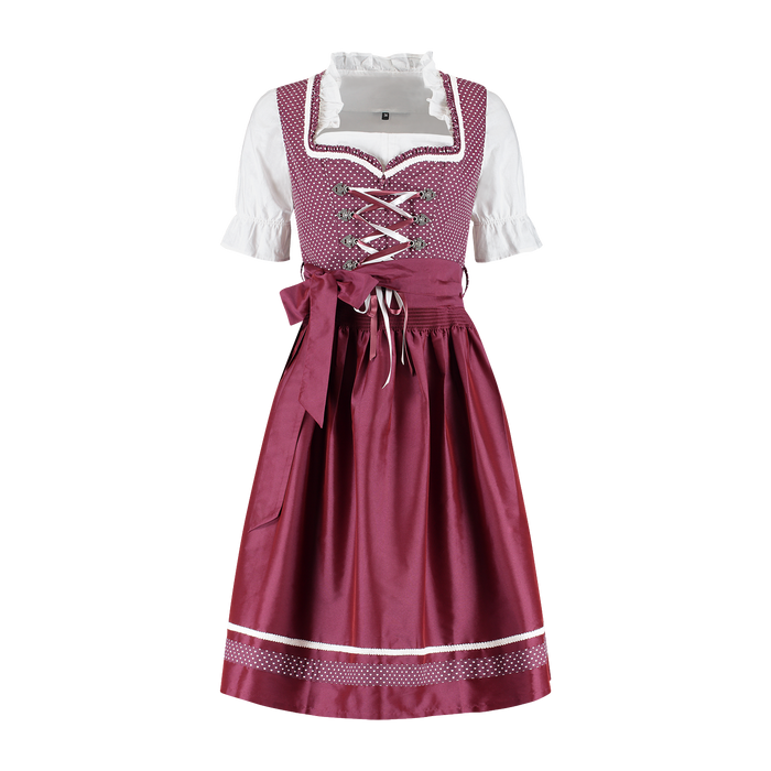 Dirndl Laura Wijn rood
