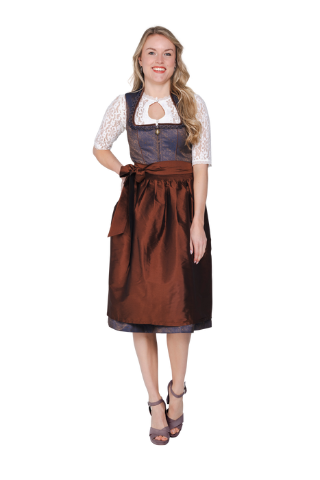 Dirndl Lea Koper Blauw