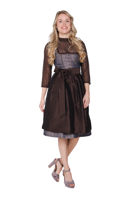 Dirndl Lara Chocolade Bruin