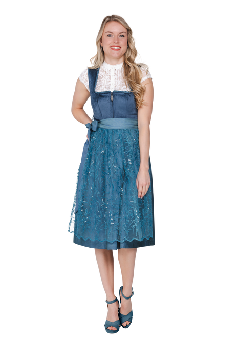 Dirndl Theresa Antiek Blauw