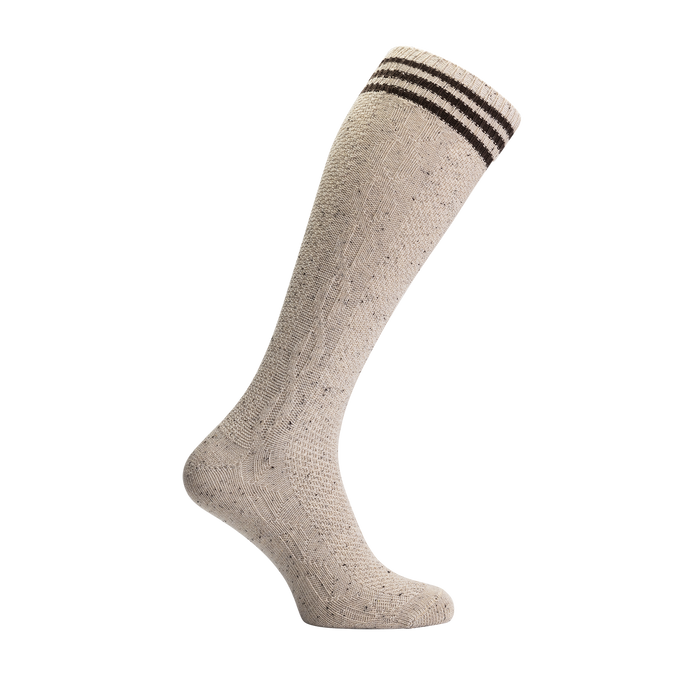 Tiroler sokken Bruin Gemeleerd