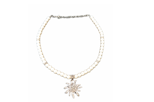Ketting parels edelweiss