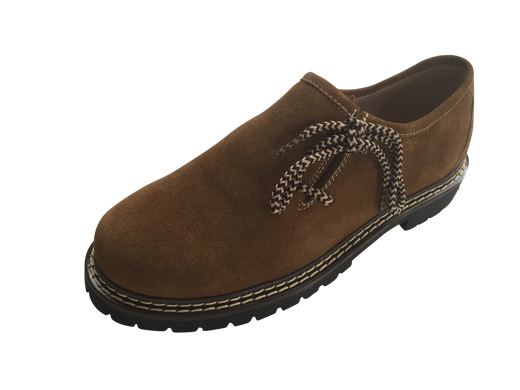 Leren Trachtenschoenen voor heren lichtbruin