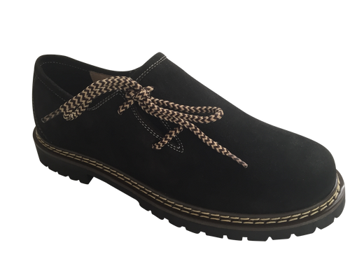 Leren Trachtenschoenen voor heren zwart