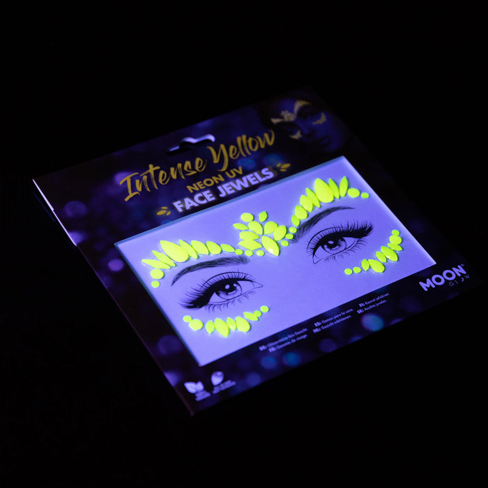 Moon Face jewels - Neon UV