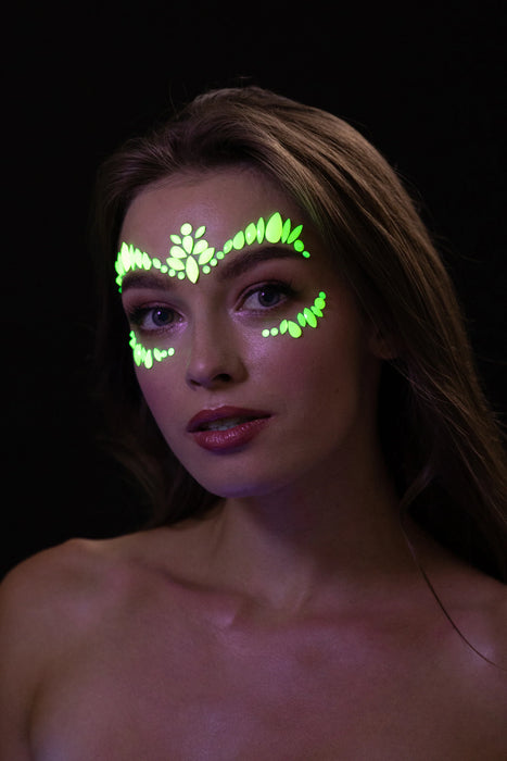 Moon Face jewels - Neon UV