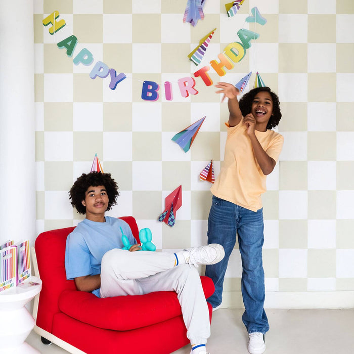 Letterslinger Stripetastic Papier Happy Birthday