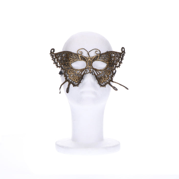 Masker vlinder goud