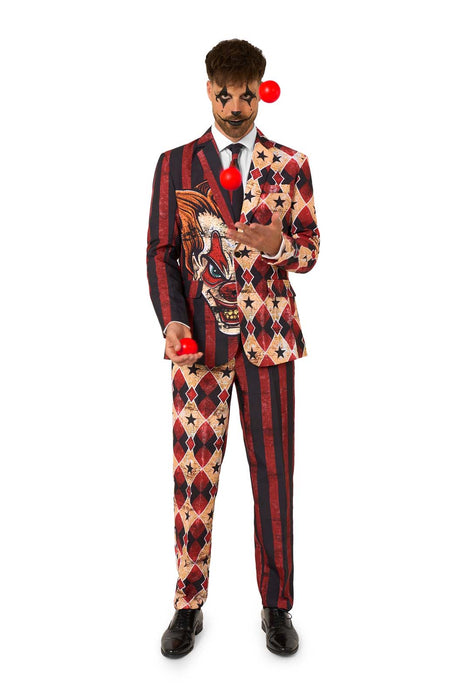 Suitmeister Scary Clown Red Herenkostuum