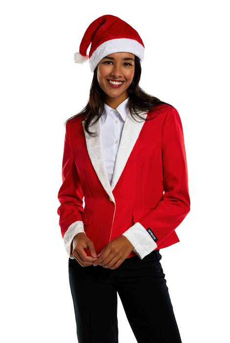 Suitmeister Santa Faux Fur Damesblazer