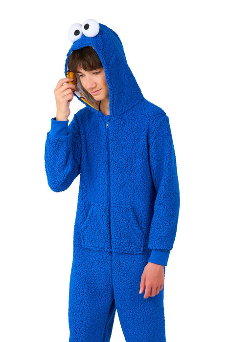 OppoSuits Cookie Monster onesie kinderen