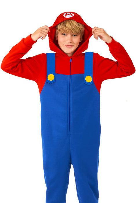 OppoSuits Mario onesie kinderen