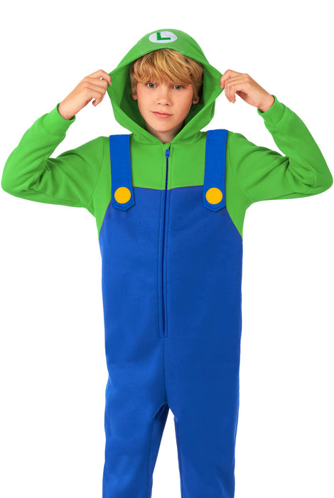 OppoSuits Luigi onesie kinderen