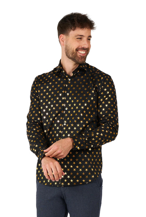 OppoSuits Shiny Polka Star blouse