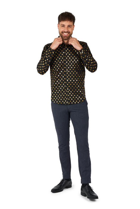 OppoSuits Shiny Polka Star blouse