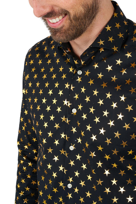 OppoSuits Shiny Polka Star blouse