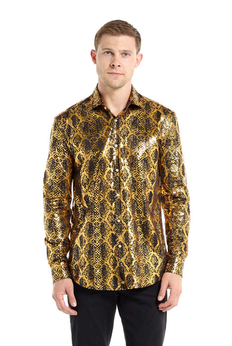 OppoSuits Shiny Snake blouse