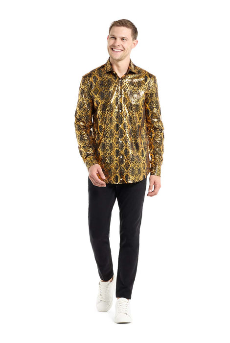 OppoSuits Shiny Snake blouse
