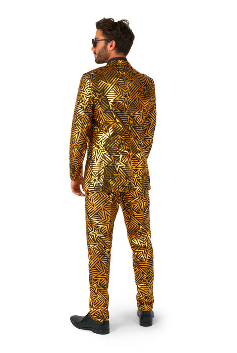 OppoSuits Golden Geo Star kostuum heren